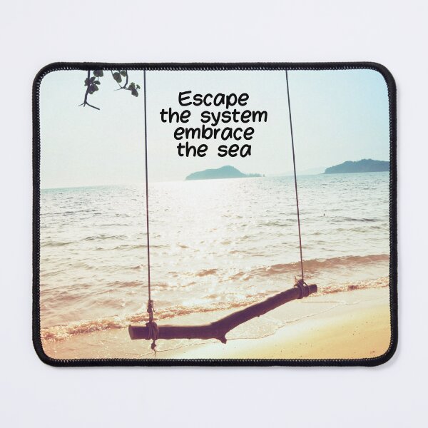 Item preview, Tropical White Sand Beach with Swing – Relaxing Nature Design for Beach Lovers | Perfect for Clothing & Accessories designed and sold by knalpot-design.