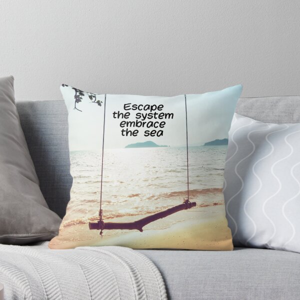 Item preview, Tropical White Sand Beach with Swing – Relaxing Nature Design for Beach Lovers | Perfect for Clothing & Accessories designed and sold by knalpot-design.