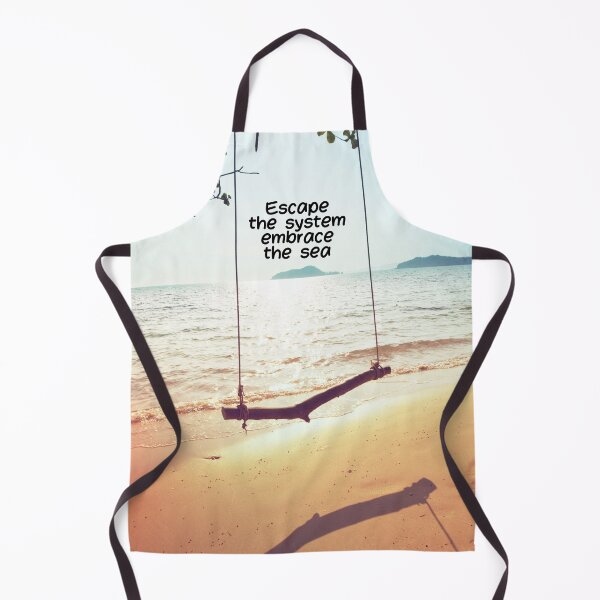 Item preview, Tropical White Sand Beach with Swing – Relaxing Nature Design for Beach Lovers | Perfect for Clothing & Accessories designed and sold by knalpot-design.