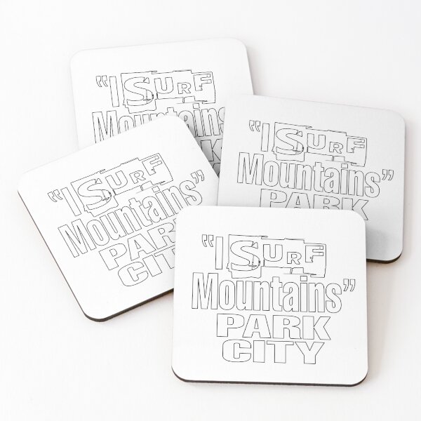 Item preview, ISM PC White Upscaled Stroked designed and sold by "I Surf Mountains".