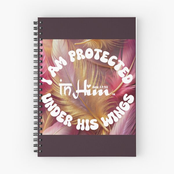 Item preview, In Him – Protected Under His Wings Feathery Art designed and sold by In Him™ | Rene Tesner.