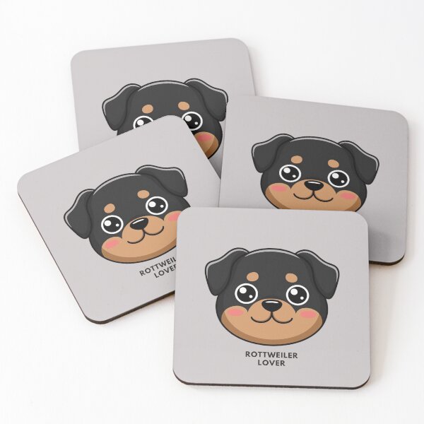 Item preview, Rottweiler Lover – Cute Cartoon Dog Face Design for Dog Owners designed and sold by PromptYou.