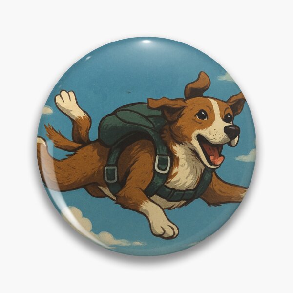 Item preview, Funny skydiving dog designed and sold by LOveStOrSidE.