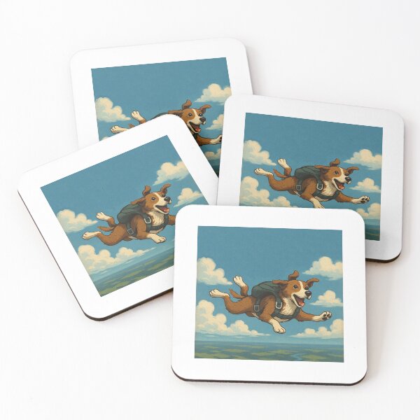 Item preview, Funny skydiving dog designed and sold by LOveStOrSidE.