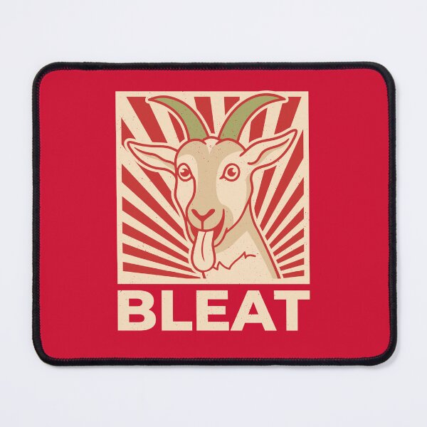 Item preview, BLEAT – Funny Goat with Retro Sunburst Style  designed and sold by The Junto Shop.