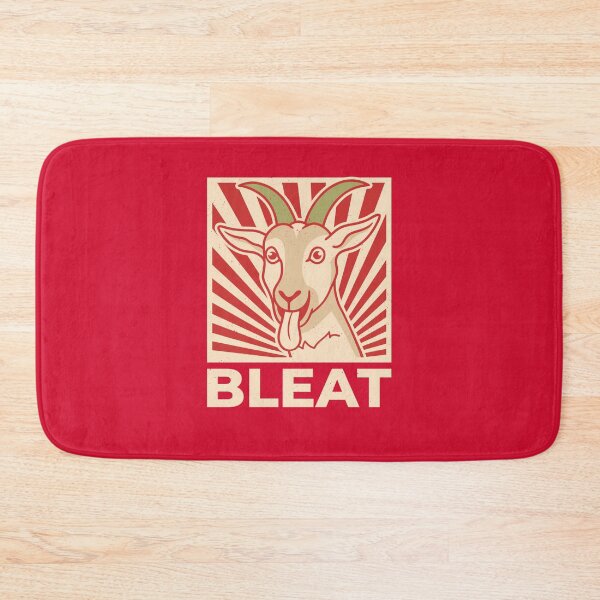 Item preview, BLEAT – Funny Goat with Retro Sunburst Style  designed and sold by The Junto Shop.