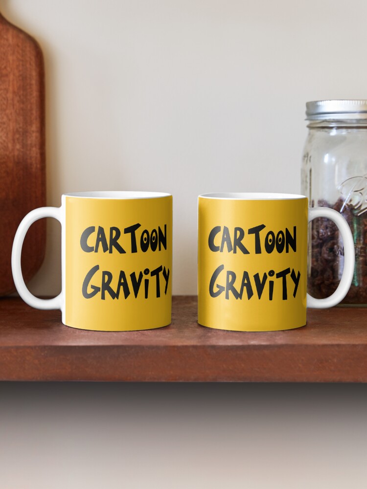 Thumbnail 2 of 6, Coffee Mug, Cartoon Gravity designed and sold by PleasantGreen.