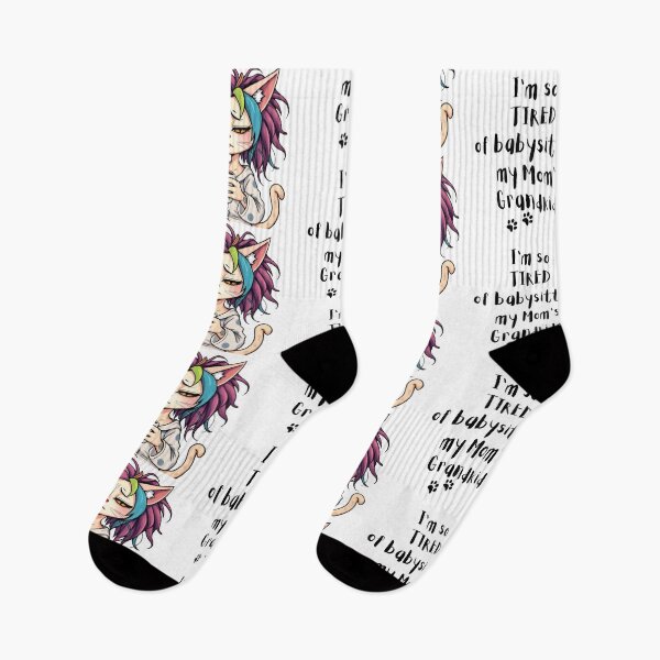 Item preview, Tired of Babysitting My Mom's Grandkids designed and sold by Paws For Effect.