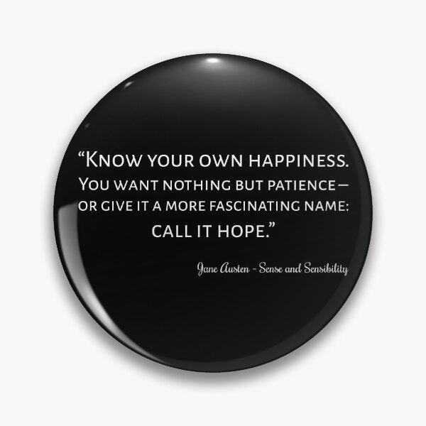 Item preview, Sense And Sensibility Quote I designed and sold by Lemon Pepper.