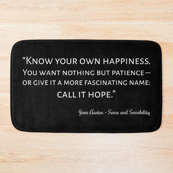 Item preview, Sense And Sensibility Quote I designed and sold by Lemon Pepper.
