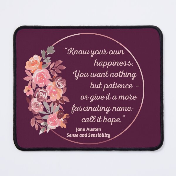 Item preview, Sense And Sensibility Quote I - Cute Style designed and sold by Lemon Pepper.