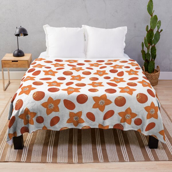 Item preview, Orange Flowers & Petals designed and sold by DigThatPrint.