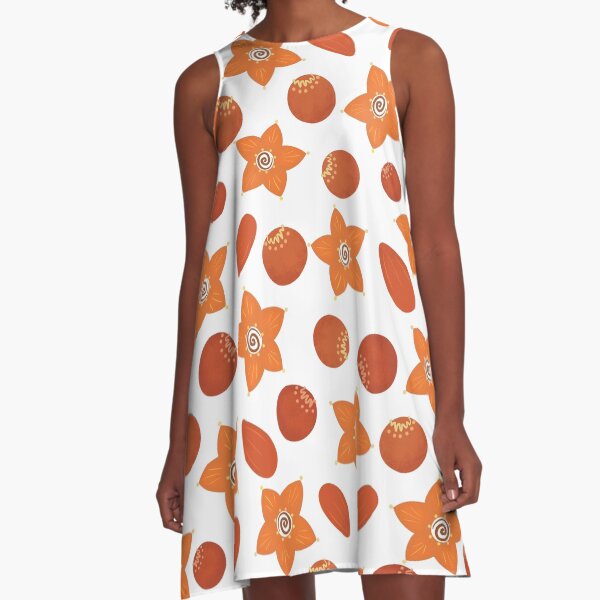 Item preview, Orange Flowers & Petals designed and sold by DigThatPrint.