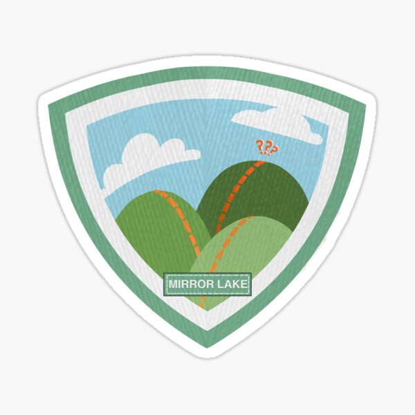 Item preview, Badge - Mirror Lake designed and sold by K4tch.