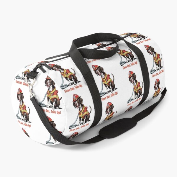 Item preview, Funny German Shorthaired Pointer Portrait – Comic Firefighter Gift – Goofy Dog & Cat Owner Gifts – Humor Pet Lover Design  designed and sold by KoraTalks.