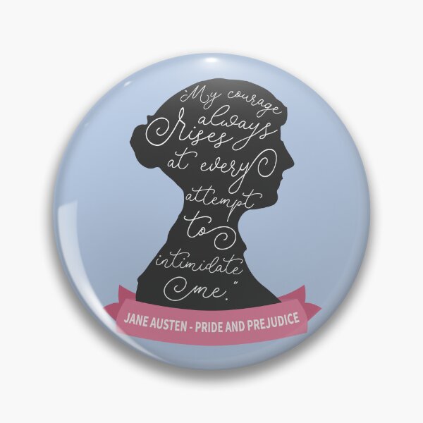 Item preview, Pride and Prejudice Quote I - Jane Austen Silhouette designed and sold by Lemon Pepper.
