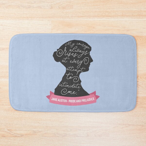 Item preview, Pride and Prejudice Quote I - Jane Austen Silhouette designed and sold by Lemon Pepper.