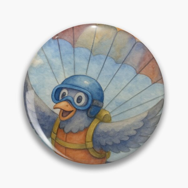 Item preview, The Amazing Pigeon skydiving designed and sold by LOveStOrSidE.