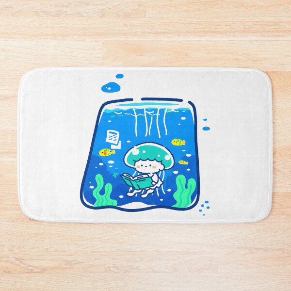 Item preview, A tiny jellyfish reading under the sea designed and sold by Elinotes.
