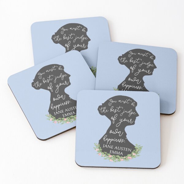 Item preview, Emma By Jane Austen Quote I - Jane Austen Silhouette designed and sold by Lemon Pepper.