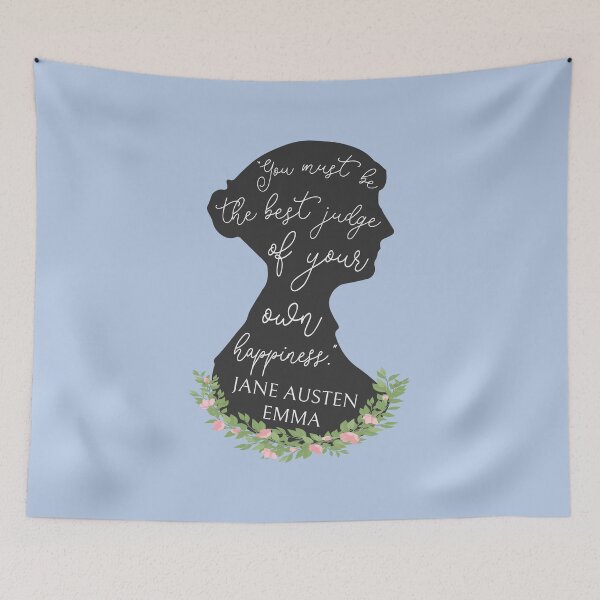 Item preview, Emma By Jane Austen Quote I - Jane Austen Silhouette designed and sold by Lemon Pepper.