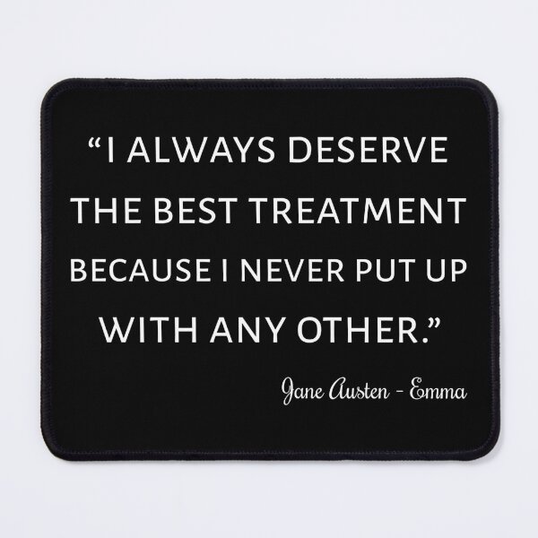 Item preview, Emma By Jane Austen Quote II designed and sold by Lemon Pepper.