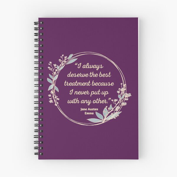 Item preview, Emma By Jane Austen Quote II - Cute Style designed and sold by Lemon Pepper.