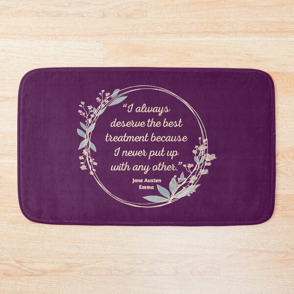 Item preview, Emma By Jane Austen Quote II - Cute Style designed and sold by Lemon Pepper.