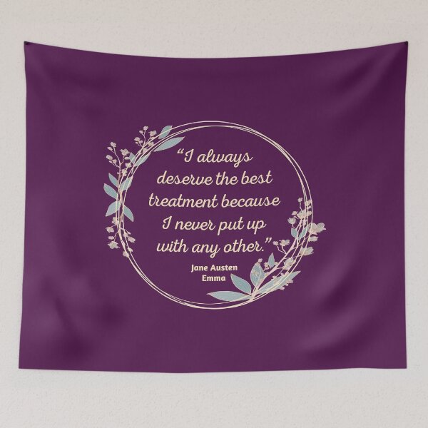 Item preview, Emma By Jane Austen Quote II - Cute Style designed and sold by Lemon Pepper.