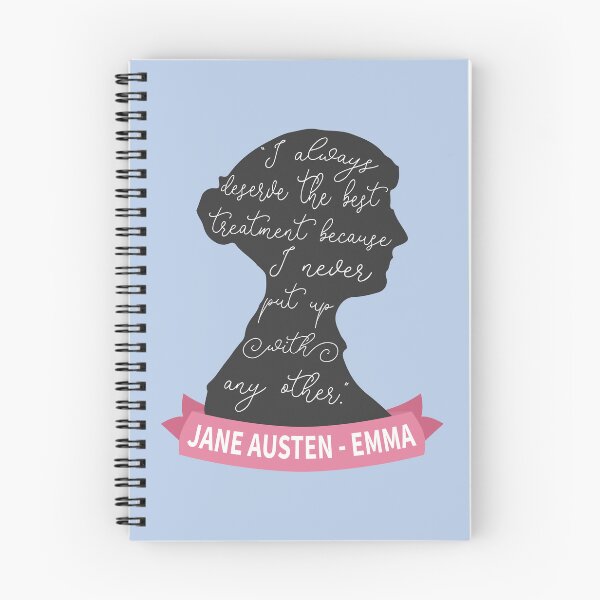Item preview, Emma By Jane Austen Quote II - Jane Austen Silhouette designed and sold by Lemon Pepper.