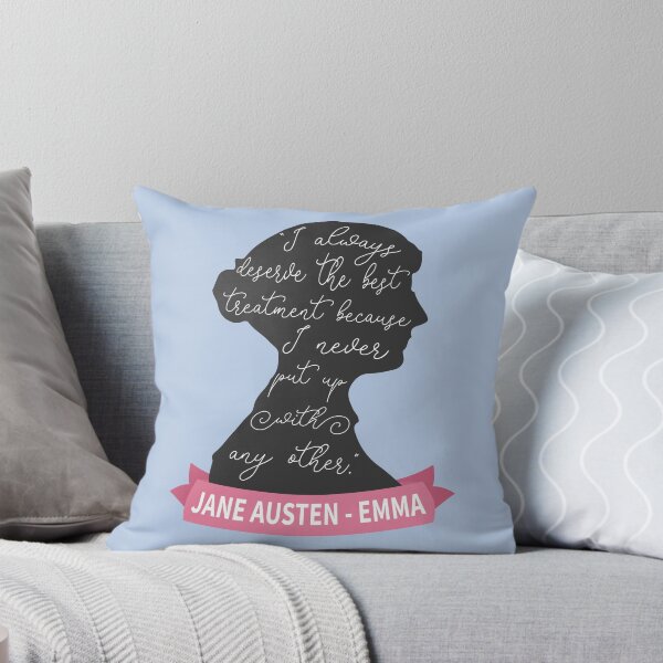 Item preview, Emma By Jane Austen Quote II - Jane Austen Silhouette designed and sold by Lemon Pepper.