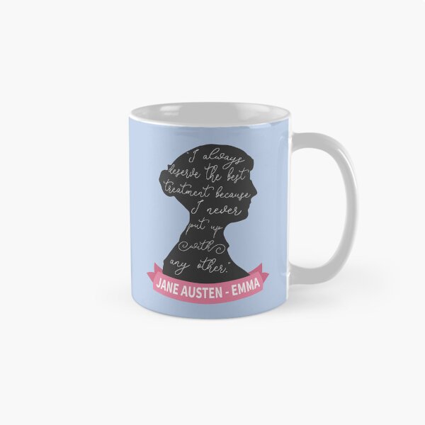 Item preview, Emma By Jane Austen Quote II - Jane Austen Silhouette designed and sold by Lemon Pepper.
