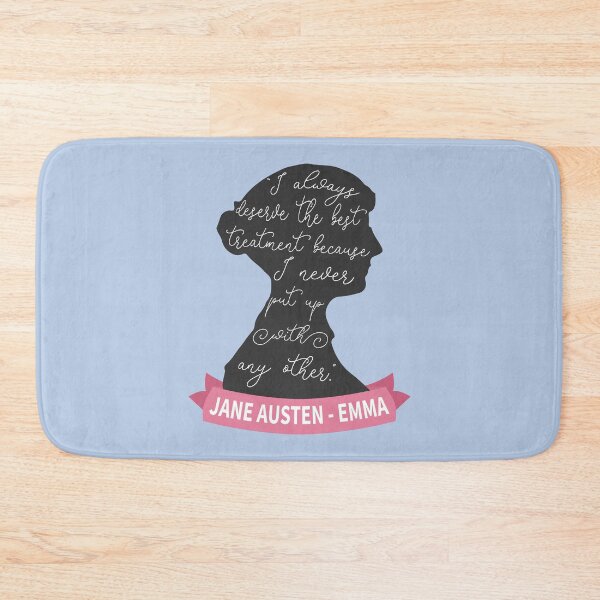 Item preview, Emma By Jane Austen Quote II - Jane Austen Silhouette designed and sold by Lemon Pepper.