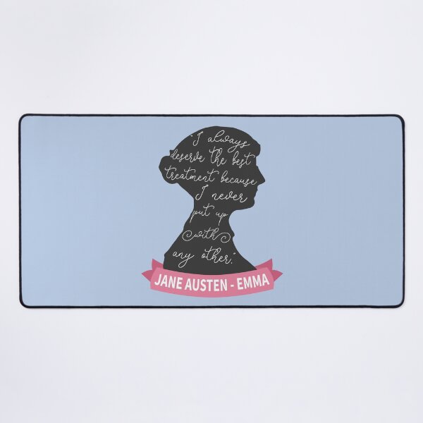 Item preview, Emma By Jane Austen Quote II - Jane Austen Silhouette designed and sold by Lemon Pepper.