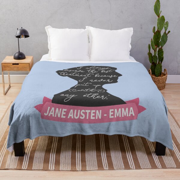 Item preview, Emma By Jane Austen Quote II - Jane Austen Silhouette designed and sold by Lemon Pepper.