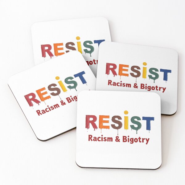 Item preview, RESIST Racism & Bigotry designed and sold by BlindCatCreative.