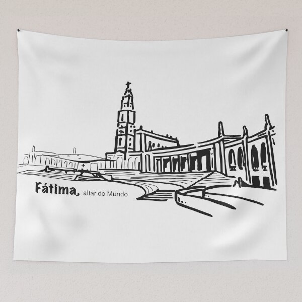 Item preview,  Basilica of our Lady of the Rosary in Fátima, Portugal designed and sold by SimoesArtistry.