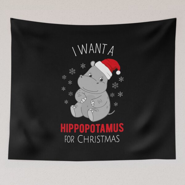 Item preview, I Want A Hippopotamus For Christmas I designed and sold by Lemon Pepper.