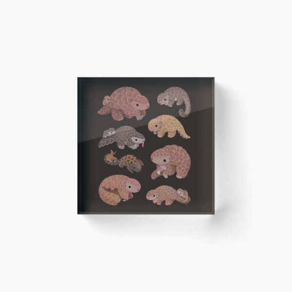 Item preview, Pangolins - dark designed and sold by pikaole.