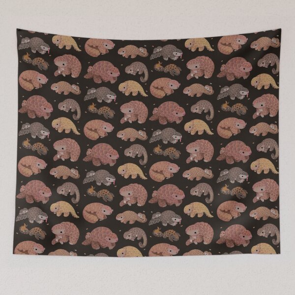 Item preview, Pangolins - dark designed and sold by pikaole.