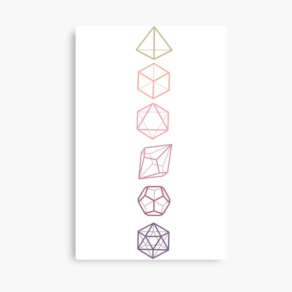 DND Dice Canvas Print