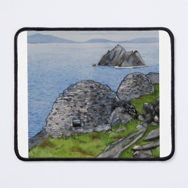 Item preview, The Skelligs, County Kerry, Ireland. Watercolor on 30x40cm paper. designed and sold by crowleyronan123.