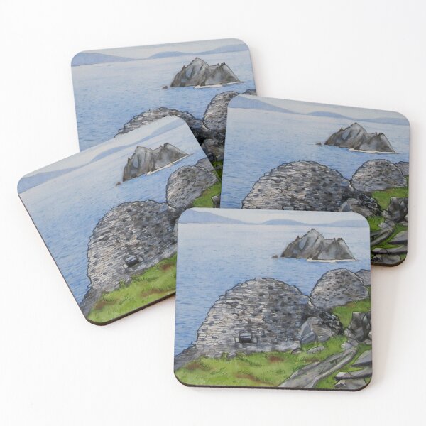 Item preview, The Skelligs, County Kerry, Ireland. Watercolor on 30x40cm paper. designed and sold by crowleyronan123.
