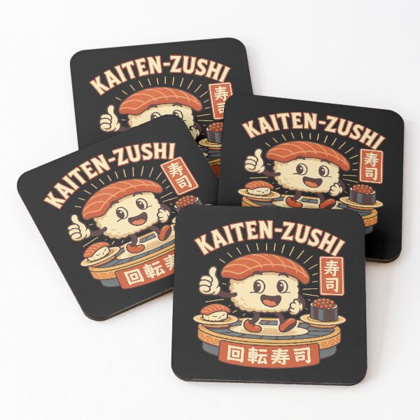 Item preview, Kaiten-Zushi Kawaii – Happy Conveyor Belt Sushi Buddy designed and sold by Kampendesigns.