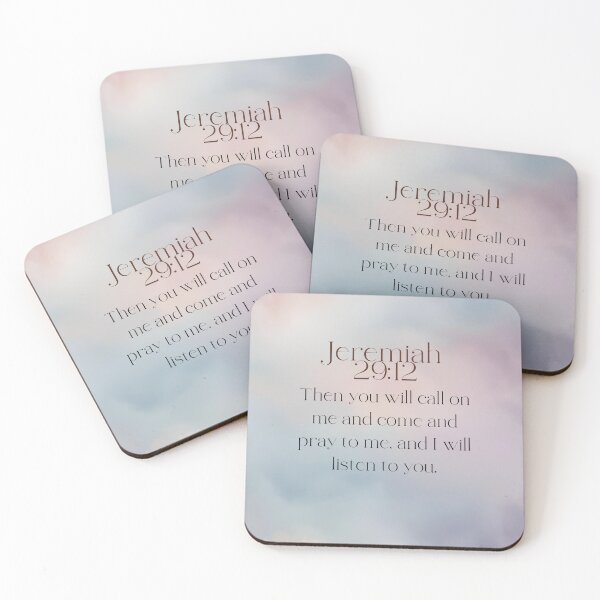 Item preview, Jeremiah 29:12 Christian Bible Verse Image designed and sold by Our Bible Journey.