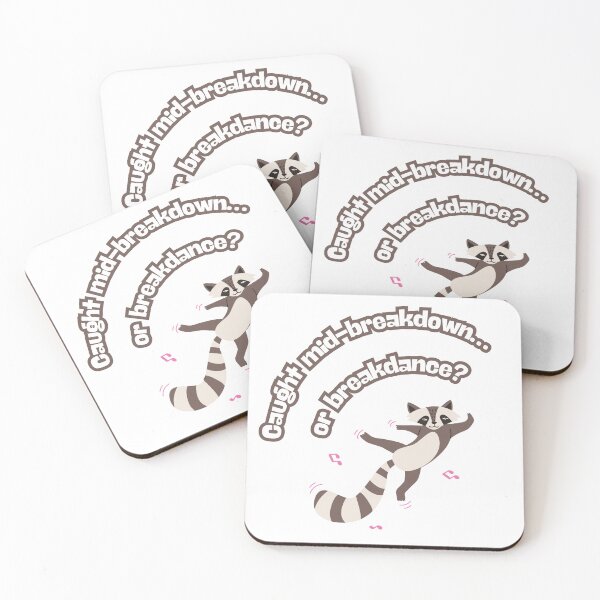 Item preview, Raccoon When the beat drops, so do I. designed and sold by Sukree.m.