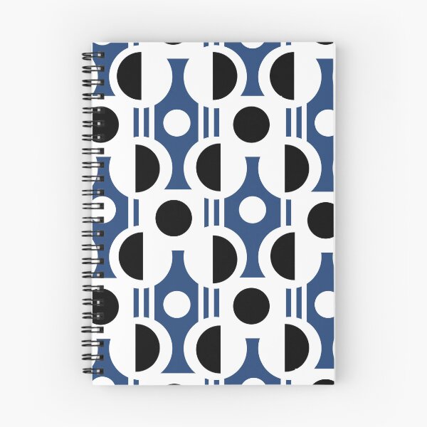 Item preview, Geometric Blue Semi Circle Pattern designed and sold by studioart.