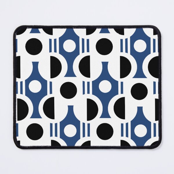 Item preview, Geometric Blue Semi Circle Pattern designed and sold by studioart.