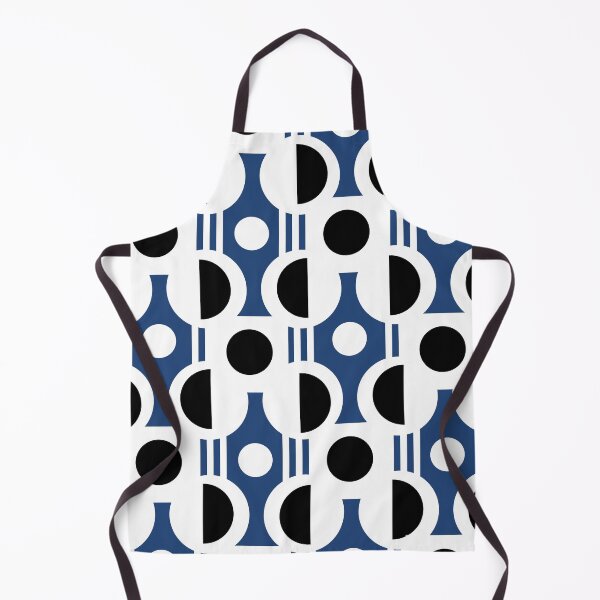 Item preview, Geometric Blue Semi Circle Pattern designed and sold by studioart.