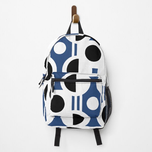 Item preview, Geometric Blue Semi Circle Pattern designed and sold by studioart.